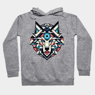 Abstract Animal Wolf 2 Hoodie